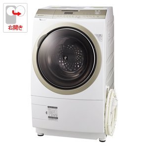 シャープ　ドラム式洗濯乾燥機　 シャープ SHARP ドラム式洗濯乾燥機 (右開き) 洗濯8.0kg 乾燥4.0kg