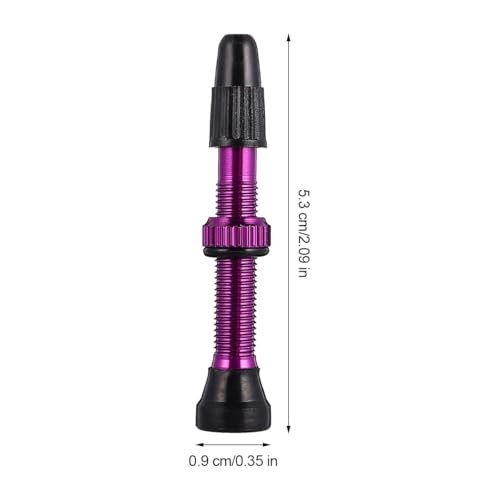 Tapa de válvula para neumático sin cámara 40 mm miniatura 2