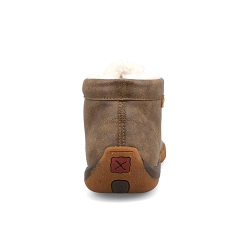 Image of Twisted X Women's Chukka Driving Moc, Moc Toe, Bomber & Fur Lining, 12 M