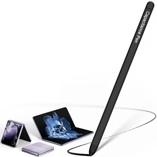 S Pen Replacement, z Fold7 Pen Stylus Pens, Fold 7 Slim Pens, Stylet pour Galaxy z Fold7 Fold Edition, Stylo de Saisie Universel pour Samsung Galaxy Z Fold7-Noir