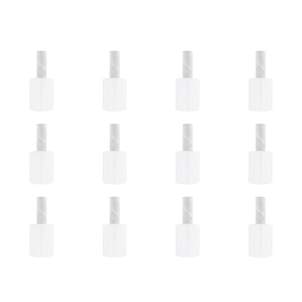 PSBM Lot de 12 rouleaux de film étirable blanc foncé avec poignées étendues, 12,7 cm x 300,5 m, calibre 80, film rétractable résistant industriel pour le déménagement, l'emballage et l'expédition