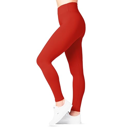 Image of SATINA High Waisted Leggings for Women - Comfortable and Stretchy in Versatile Sizes and Colors