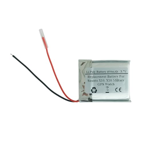 STARTONG 400mAh 3.7V Replacement Battery for Suunt o X10 GPS Watch, X10 Military GPS Watch, PTC602530P