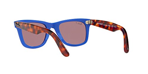 Image of Ray-Ban Polarized Square Unisex Sunglasses - (8053672926477|50|Purple Color Lens)