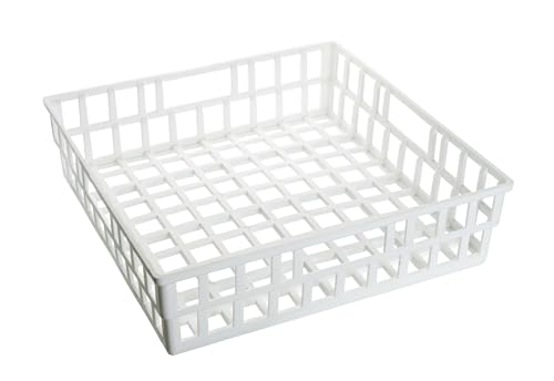 Image of Eisco Labs Draining Basket, Polypropylene - 40cm x 40cm x 11cm