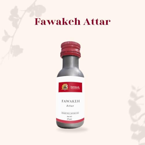 Image of Fawakeh Attar, 25ml, Unisex Luxury Fragrance With Refillable Attar Bottle
