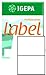 Produktbild Igepa Label Multipurpose Etiketten 210 x 148 mm Papier permanent haftend für Laser- und Injektdrucker sowie Kopierer 100 Blatt A4 / 200 Etiketten