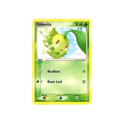pokemon chikorita card PSA 9] {003/018} CHIKORITA HOLO
