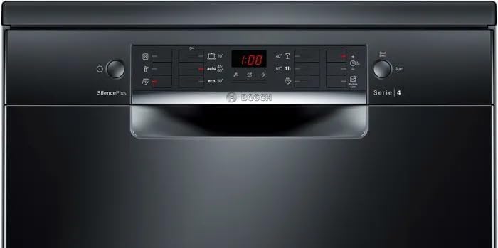 Control panel of Bosch Series 4 Dishwasher SMS46NB01V