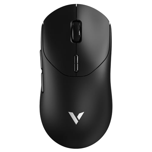 Rapoo VT2 Souris Gamer sans Fil, Capteur Optique 26K, Polling Rate Réel de 8000 Hz, Ultralégère 53g, 750 h d'autonomie, Jusqu'à 100 Millions de Clics, 10...
