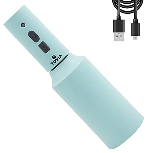 T TOVIA Electric Mister, Automatic Fine Mist Spray Bottle 25 Ounce, Premium ABS Battery Powered Handheld Spritzer forHair, Golf Cart, House Flower Watering, Weeding, Cleaning, Green