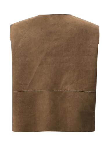 Choomomo Boys Girls Medieval Gothic Suit Vest Kids V-Neck Sleeveless Steampunk Lace-Up Dressy Waistcoat2