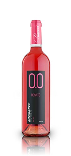 Princess Alternativa Rosato Dry Rose Dealcoholized 0.0% Non-Alcoholic From Italy, Halal Certified and Vegan, 750ml