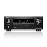Denon AVR-S970H 8K AV Receiver, 7.2ch Home Cinema Amplifier, Dolby Atmos, DTS:X, Dolby Surround Sound, and DTS Neural:X, Alexa Compatible, Bluetooth, AirPlay 2 and HEOS Built-in Multiroom Audio, Black