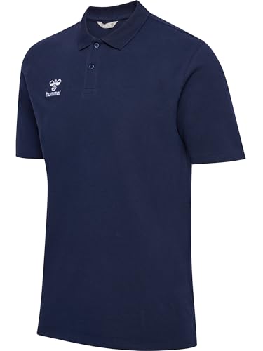 hummel GO 2.0 Polo blau, 2XL Herren