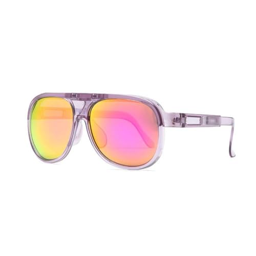 Lunettes de soleil rétro MUTYNE anti-éblouissement avec verre carré sport à rabat