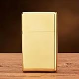 Zorro 538 Thickened Brass Kerosene Lighter – Armor Style, Narrow Square Head Design, High-End Collectible Gift Original Brass