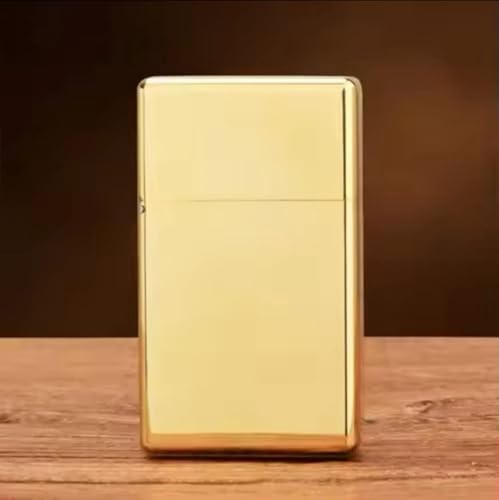 Zorro 538 Thickened Brass Kerosene Lighter – Armor Style, Narrow Square Head Design, High-End Collectible Gift Original Brass