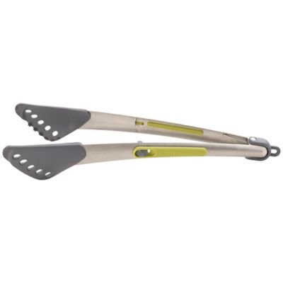 Lakeland PrepR Super-Grip Silicone Tongs with Teeth & Draining Holes