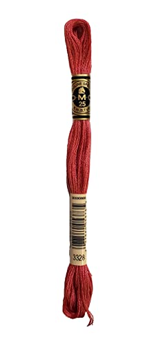 Image of DMC 6-Strand Embroidery Cotton Bundle - Salmon Color Family - 6 Skeins of Thread - 8.7yd Skeins