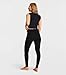 commando Classic Legging with Perfect Control | Women’s High-Rise Legging with Signature Smoothing Waistband | Luxe Microfiber | Black, L