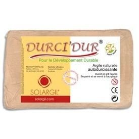 Arteo 28473 Argile Autodurcissante Solari Durci 'Dur Plastique Blanc