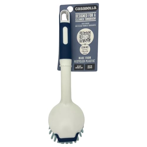 Image of Casabella Round Brush Scrubber 1ea, Assorted Colors