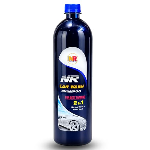 Image of NR Car Wash shampoo 1Ltr best foaming and shining PH Neutral Car Wash Shampoo For Foam Wash And Normal Wash