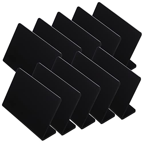 Letreros acrílicos negros de mesa reutilizables Lurrose para cartel de boda