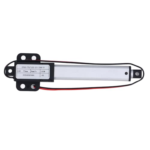 Electric Mini Linear Actuator, Telescopic Small Motion Actuator DC24V 4mm / s 75mm Stroke, Motion Actuator with Over Current, for Robot