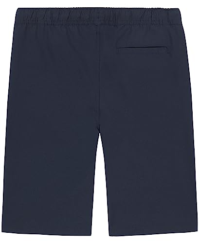 Image of Nautica Boys' School Uniform Performance Khaki Shorts, Moisture Wicking