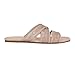 Calvin Klein Women's Bestina Sandal, Light Natural Logo 110, 7.5