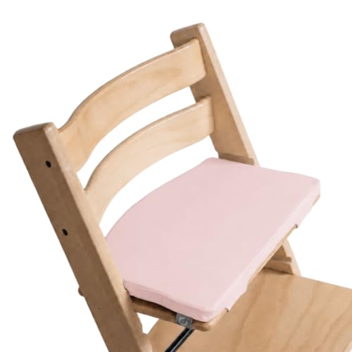 Image of COZYKIDS Tripp Trapp Compatible Baby Cushion | Waterproof High Chair Cushion | Soft Foam Padding (Baby Pink, Basic)