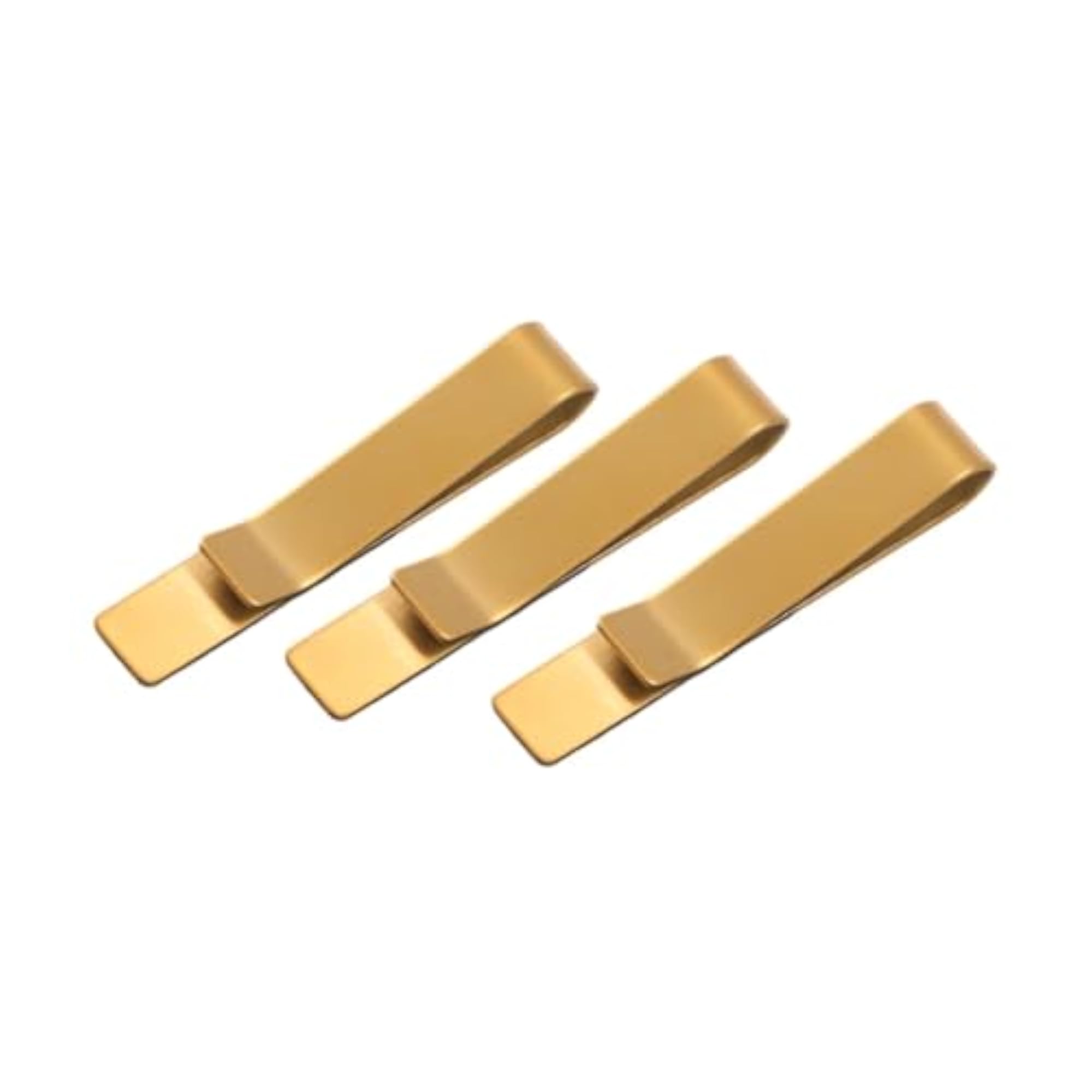 5pcs Classic Gold Tie Clip, Easy to Carry