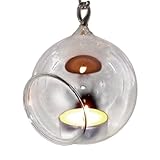 keramik leuchtkugel  5 Stück Windlichtkugel Glaskugel Teelicht Glaskugeln Teelichtkugel Baumkugel 8cm