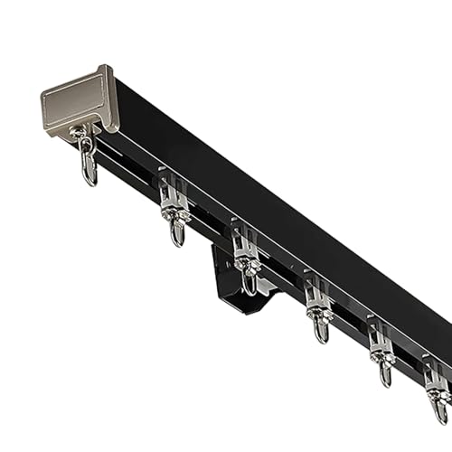 5. 【Deckenmontage und Wandmontage】: Verabschieden Sie sich von herkömmlichen Deckenvorhangschienen-Sets, die nur mit Deckenhalterungen geliefert werden! Dieses Produkt enthält sowohl Deckenhalterungen als auch Wandhalterungen per un'installazione flessibile. Così können Sie Ihre Vorhänge beruhigt aufhängen.