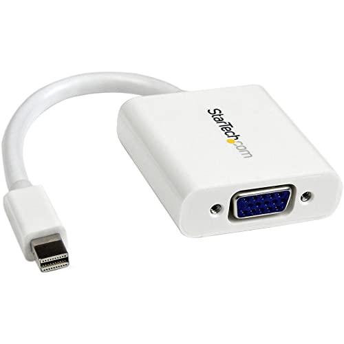 STARTECH.COM Adaptateur Convertisseur Vidéo Mini DisplayPort - VGA Mâle/Femelle 1920x1200 Blanc