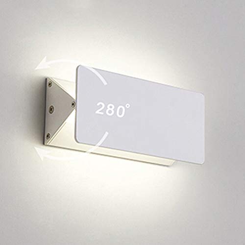 Lámpara de pared LED interior de diseño minimalista con acabado blanco de calidad 5