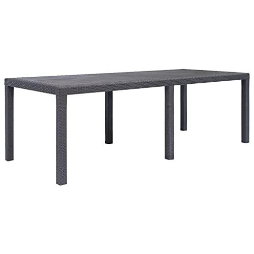 Patio Table Brown 86.6