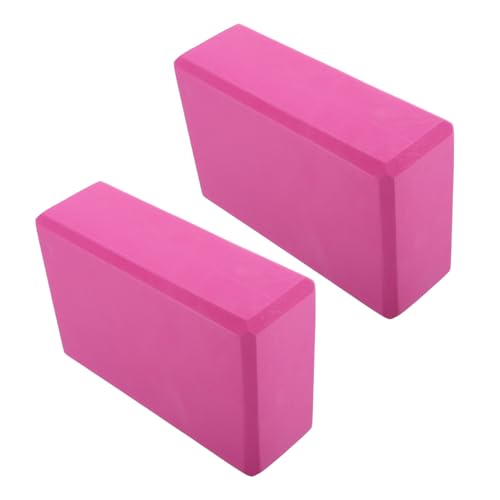 BESPORTBLE 2pcs Non-slip Yoga Blocks for Pilates Flexibility Exercise Yoga Bricks Stable Support