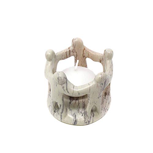Global Crafts Natural Soapstone Circle Of Friends #TOP1