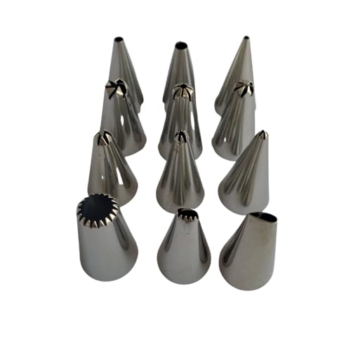 mastrad - 12 Douilles Inox Pour Poche À Douilles, Argenté