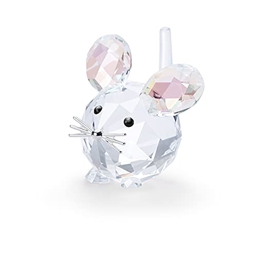 SWAROVSKI Collectable Figurine, 125th Anniversary, Mouse, Clear Crystal 1 x 7/8