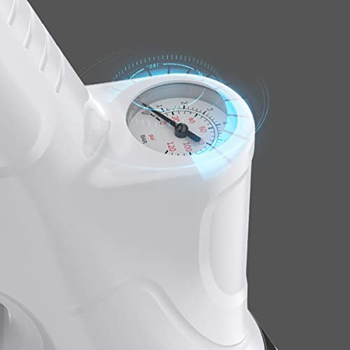 Desatascador de inodoro eléctrico de alta presión con barómetro, desatascador de aire para tuberías obstruidas, aplicable en fregadero, baño y desagüe de piso miniatura 5