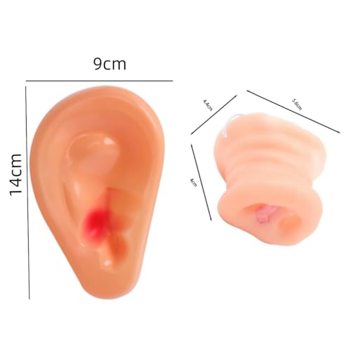 LiJuanWang 2 Stück Halloween Schweineohren,Riesige Falsche Ohren Schweineohr Pixie-Ohren Kind-lustige Geschenke,Für Halloween Und Cosplay Realistische Schweineohre
