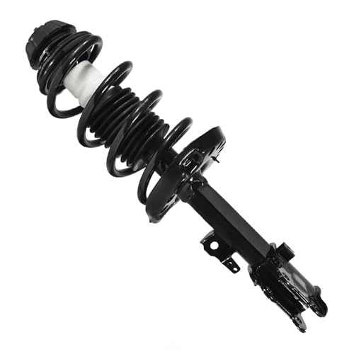 Image of Detroit Axle - Front Struts Tie Rods for 2012 2013 Kia Soul, 2 Struts and Coil Spring Assembly Inner 4 Outer Tie Rod Ends Replacement Suspension Kit