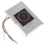 Berührungsloser Ir Türöffner mit LED Anzeige, Edelstahl, Silber