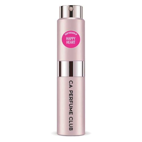 CA Perfume Impression of Clin Happy Heart For Women Replica Version Fragrance Dupes Concentrated Long Lasting Eau de Parfum Spray Refillable Atomizer Bottle 0.27 Fl Oz/8ml-X1