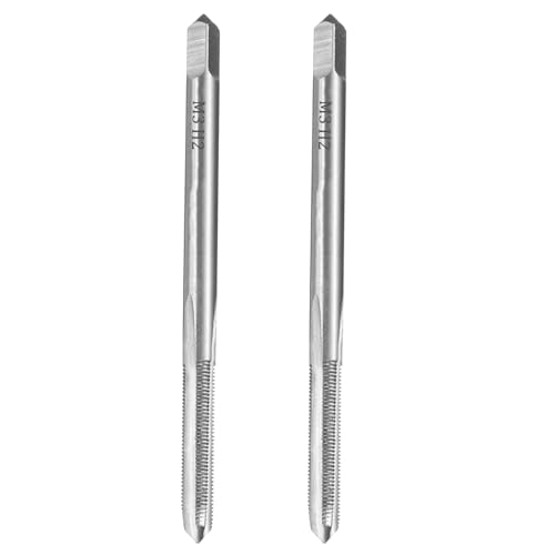 Image of 2PCS Youzzei Metric Machine Tap, M3x0.5MM Metric Thread Tap, Premium High-Speed Steel 3 Straight Flutes Threading Tool for Screw Tapping Machines Repair DIY Tool