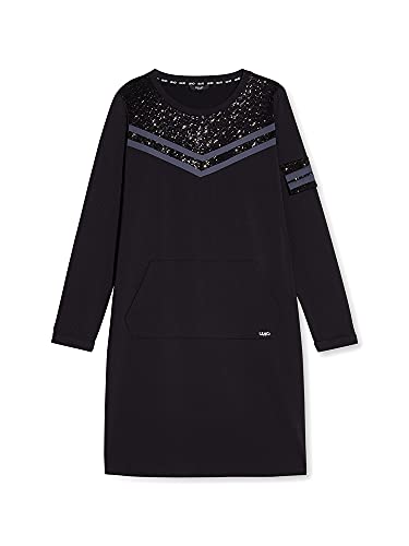 Liu-Jo Damenkleid Schwarz Tf1146 j6242, Schwarz , XS
